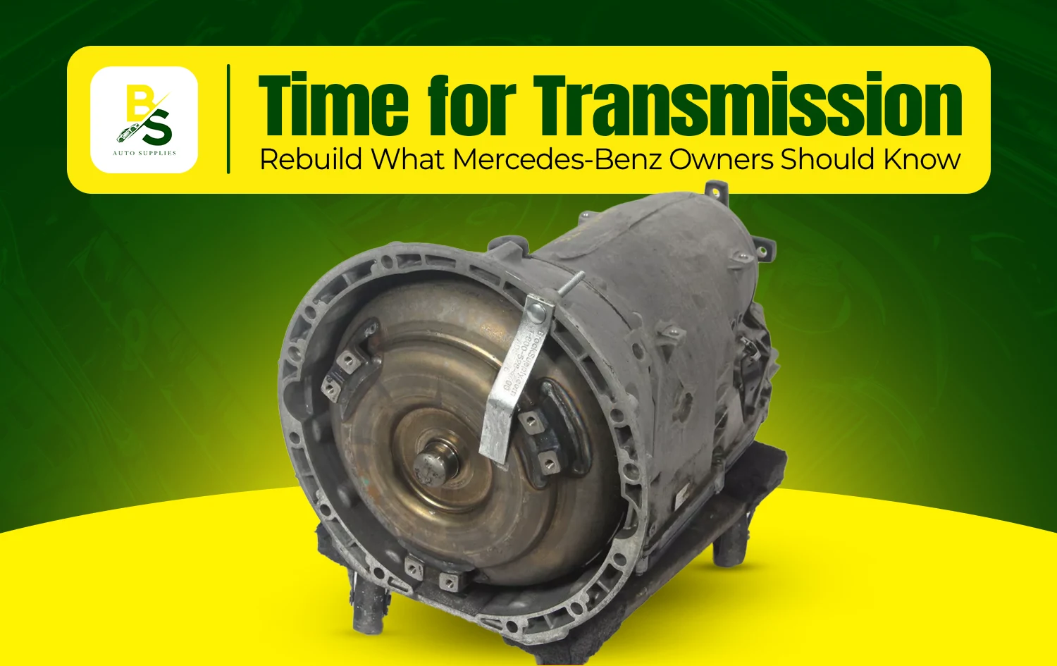 Is It Time for a Transmission Rebuild? What Mercedes-Benz Owners Should Know