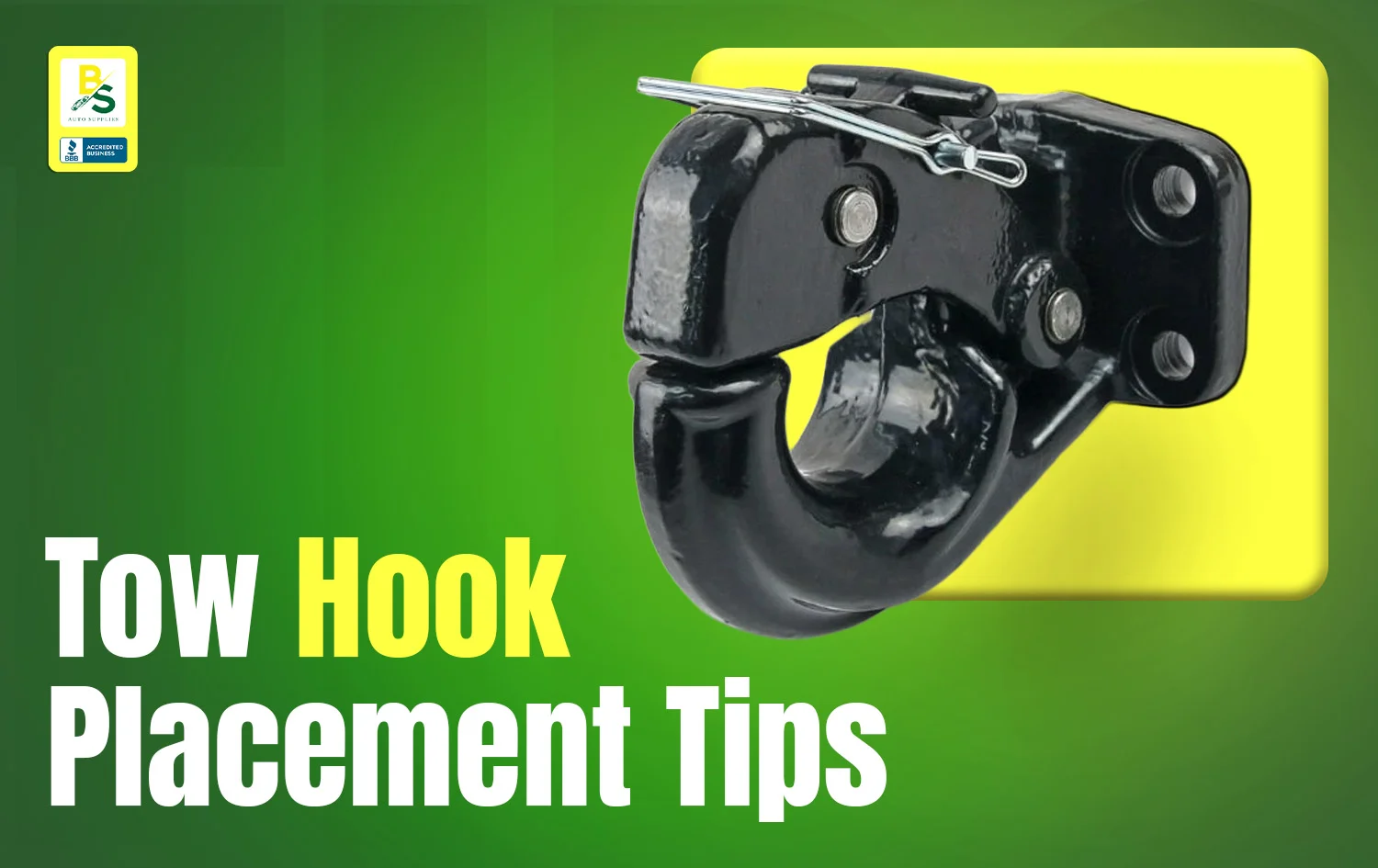 Tow Hook Placement: How It Affects Vehicle Recovery