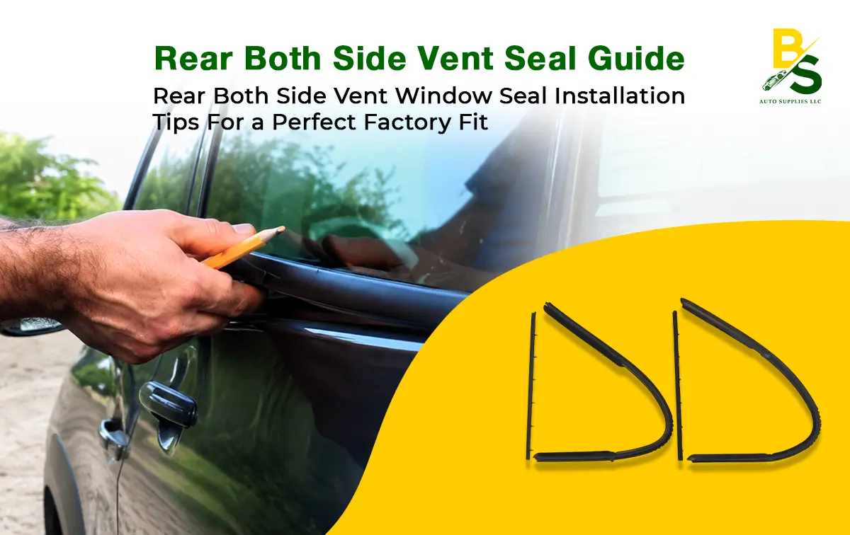 Rear Both Side Vent Window Seal Installation Tips for a Perfect Factory Fit