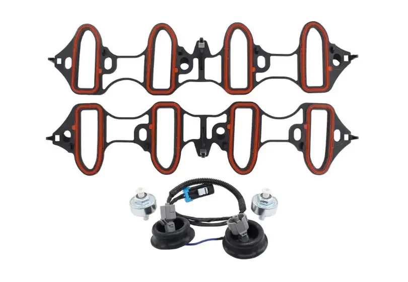 Knock Sensor With Harness Intake Manifold Gasket Kit Set